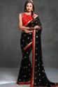 designer-pink-color-georgette-embrodary-work-saree