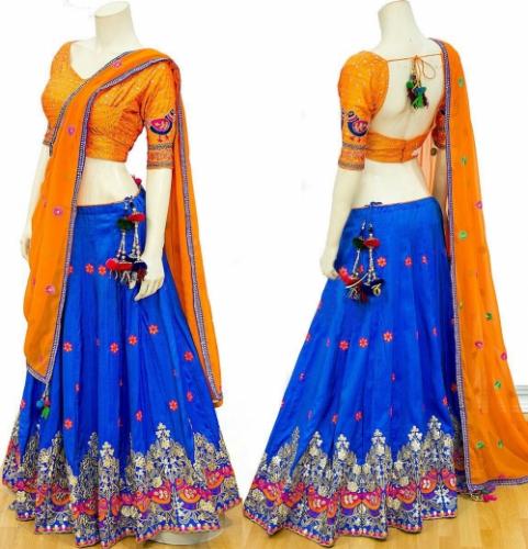 Wedding Designer Banarasi silk Lahenga