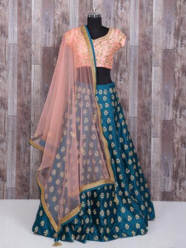 Wedding Designer malbari silk Lahenga