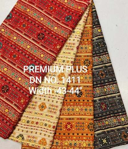 14kg Rayon Foil Printed Fabric 