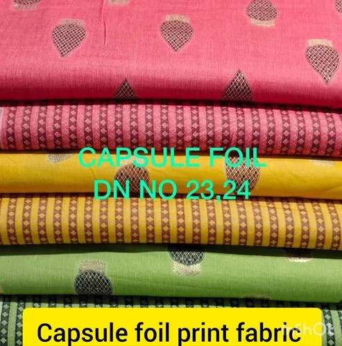 Capsule Print Rayon Fabric  by Simandhar Textile