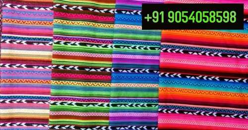 Multi Color Handloom Fabric by Om Dev Fashion