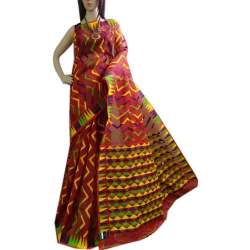 Dhakai Jamdani Silk Saree