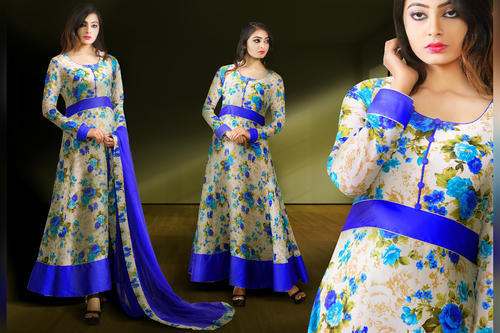 Floral Printed Gown