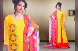 Georgette Kurti With Embroidery