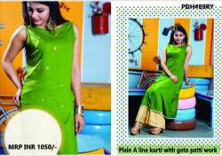 Kurti with Gota Patti