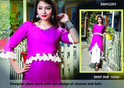 Rayon Net Design Kurti