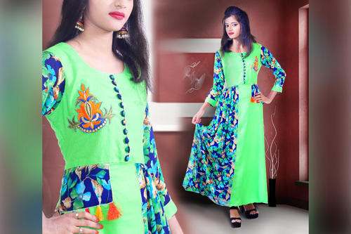 Rayon Sleeves And Front Pane