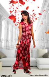 Sleeveless Designer Check Kurti