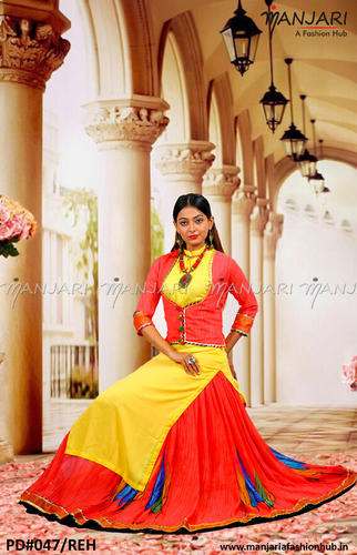 Three Piece Plain & Printed Georgette Dress