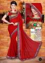lace-border-plain-saree-with-embroidered-blouse