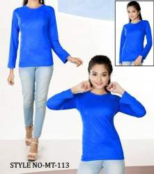 Girls blue Full Sleeve Tees