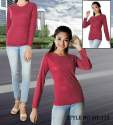 Girls red Full Sleeve Tees