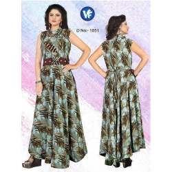 Full Length Rayon Casual Kurti