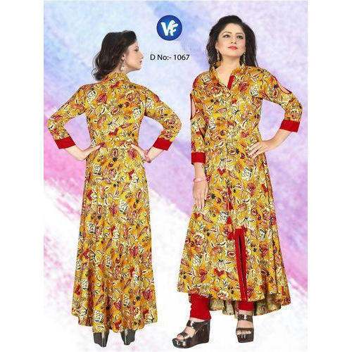 Printed Casual Kurti by Vishva Fashion