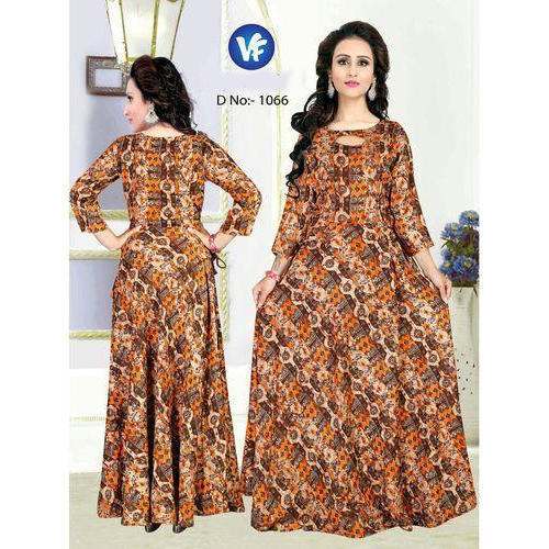 Printed Rayon Casual Kurti