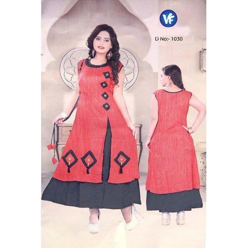 Rayon Party Wear Kurti