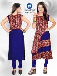 Rayon Printed Kurti
