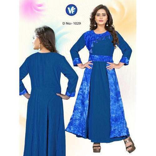 Round Neck Party Wear Kurti