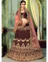 Velvet Lehenga Choli