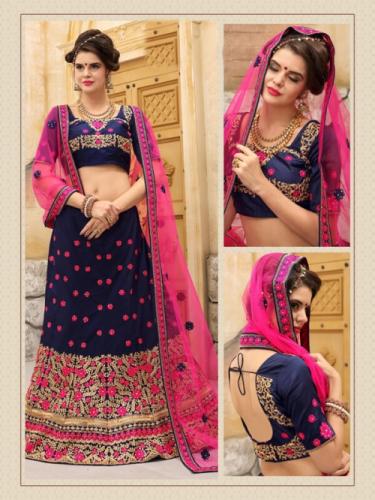 BD Blue Lehenga1