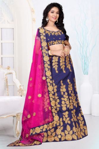 BD Blue Lehenga2