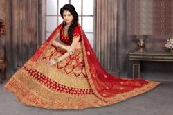 BD Maroon Lehenga