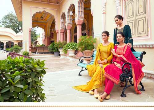 AARADHYA Rangoon muslin kurti set