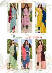APSARA Rayon kurti pant set by KARISSA