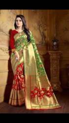 Banarasi Silk Red 001