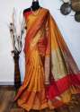 Banglori Raw Silk Saree  thumb 1
