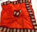 Border Chanderi Silk  Saree thumb 6