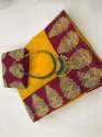 Chanderi Silk Print Saree thumb 2
