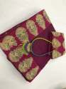 Chanderi Silk Print Saree thumb 4