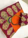 Chanderi Silk Print Saree thumb 5