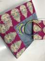 Chanderi Silk Print Saree thumb 8