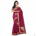 CHANDERI WITH BUTTA SAREE IN TURQUOISE thumb 1