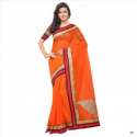 CHANDERI WITH BUTTA SAREE IN TURQUOISE thumb 2