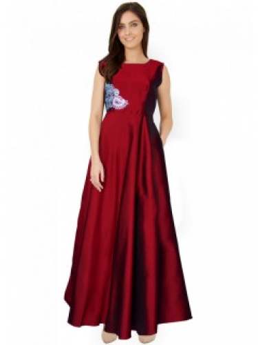 DESIGNER BLACK AND WHITE GOWN 