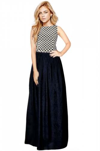 designer black gown