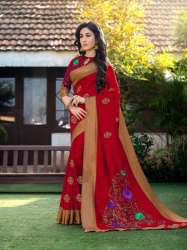 Designer Khadi Silk Saree