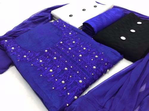 designer salwar suit material