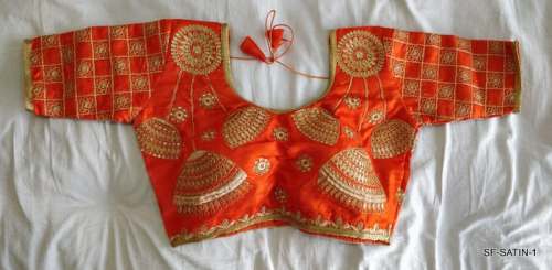 DESIGNER SATIN BLOUSE 