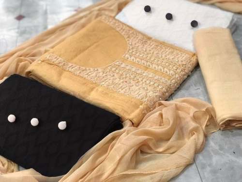 Embroidery Dress Material  2 top with bottom