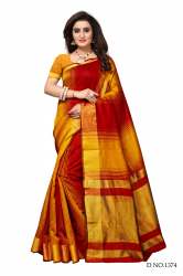Fancy Cotton Silk Saree By Surati Fabric