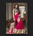 Fancy designer Cotton Silk Saree thumb 1