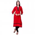 fancy-designer-red-kurti-by-surati-fabric