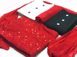 Fancy Dress Mater ial From Surati Fabric