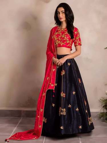 Fancy Embroidery Work Lahenga Choli
