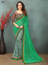 Fancy Georgette Saree From Surati Fabric